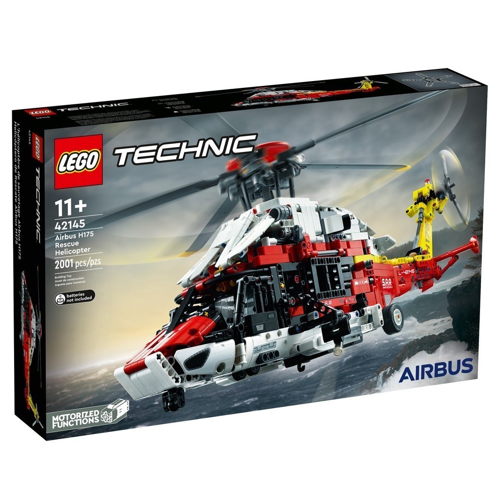 LEGO 42145 空中巴士 H175 救援直升機 樂高科技系列【必買站】樂高盒組