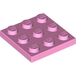 LEGO零件 薄板磚 3x3 亮粉紅 11212 6036785 6174457【必買站】樂高零件