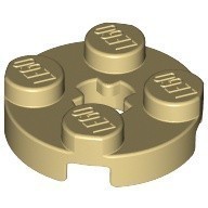 LEGO零件 圓形平板 2x2 4032 沙色 4140562【必買站】樂高零件
