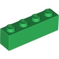LEGO零件 基本磚 1x4 3010 綠色【必買站】樂高零件