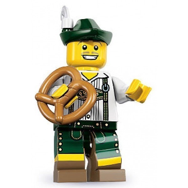 LEGO 8833-3 人偶抽抽包系列 Lederhosen Guy, Series 8(已拆封)【必買站】樂高人偶