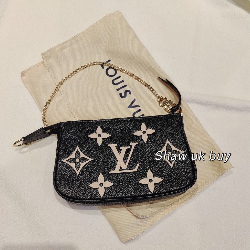 二手精品 LV 路易威登 新款 M80732 迷你小皮包 麻將包 鏈條包 老花壓紋 腋下包 手拿包 單肩包 拉鏈 錢包