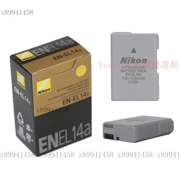 【台灣優選】Nikon EN-EL14A電池MH-24充電器P7100 P7700 P7800 D5300 D3200