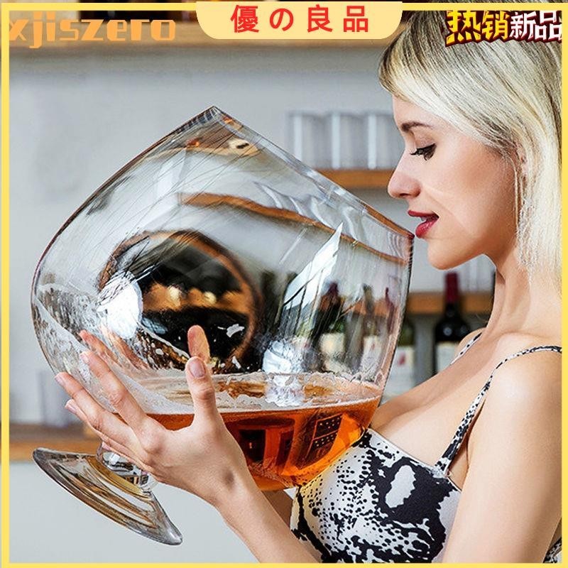 【臺灣發貨】🔥6000ml特大號啤酒杯超大加厚大容量玻璃杯