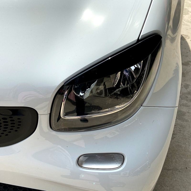 BENZ 賓士 Smart 2014+前大燈燈眉外飾裝飾車貼改裝