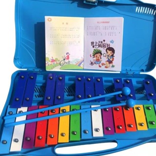店長推薦 包郵奧爾夫音樂教具25音鋁板琴敲琴鋼片 小鐘琴 兒童生日禮物