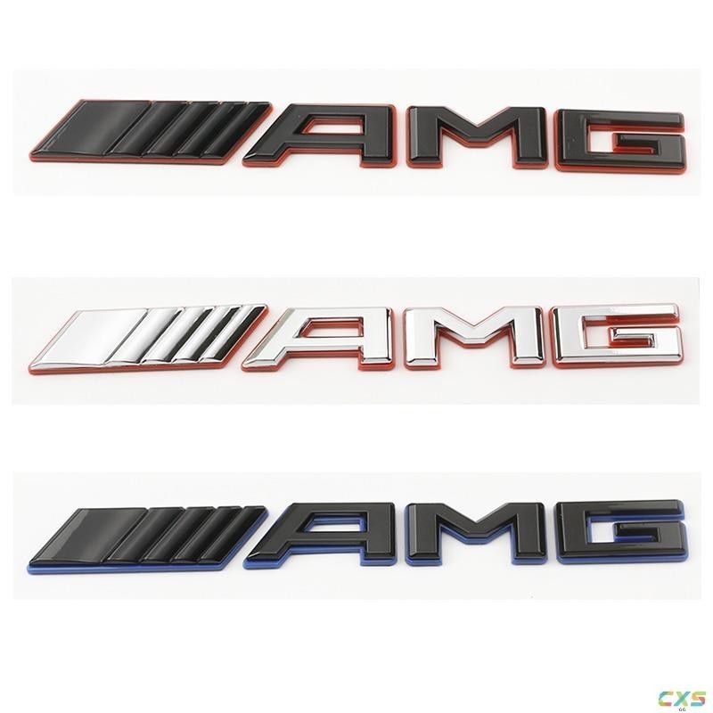 適用於全新 3D 梅賽德斯-奔馳 AMG 標誌雙層工藝 AMG 汽車後備箱車身貼花徽章徽章貼紙