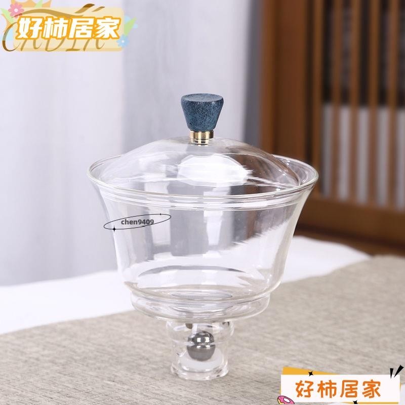 🔥台灣出貨🔥玻璃茶具 功夫茶壺配件 高硼硅玻璃蓋碗 公道杯杯子 鋼珠和濾網many5