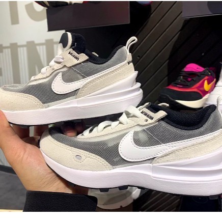 免運 Nike Waffle one 米白灰 sacai平民版 網面男女款 DC0481-100