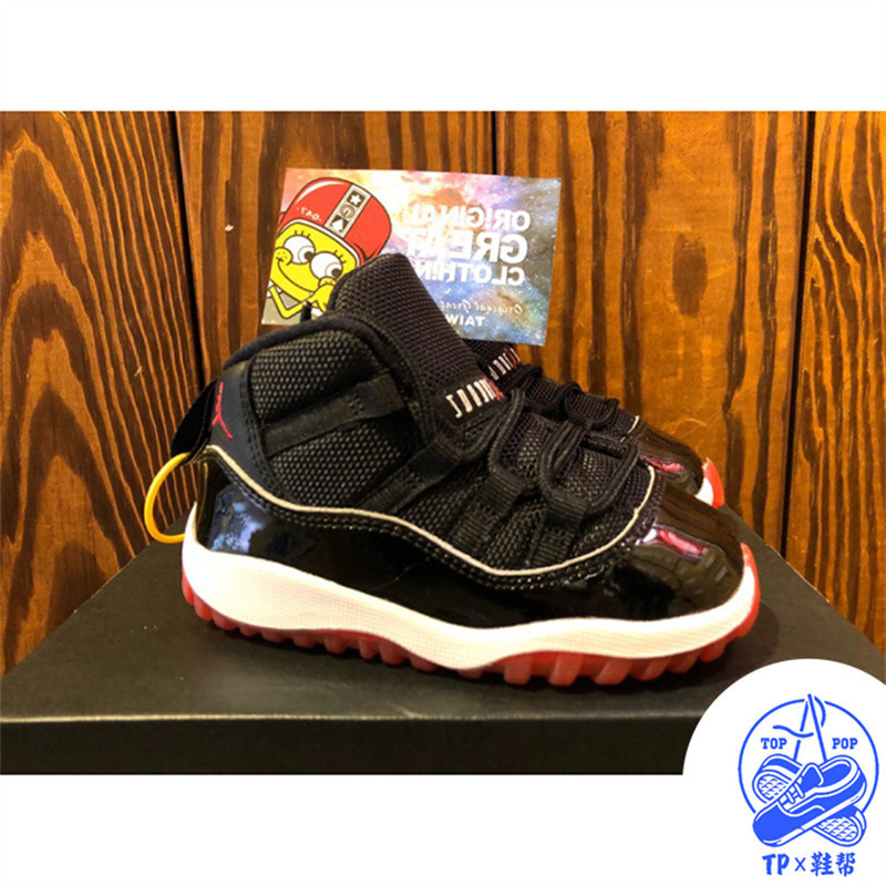 NIKE AIR JORDAN 11 RETRO TD 黑紅 378040-061