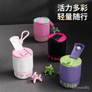 【歡樂購】2023新款保溫杯 男陶瓷內膽高顔值女生咖啡杯隨行杯隨身便攜水杯子