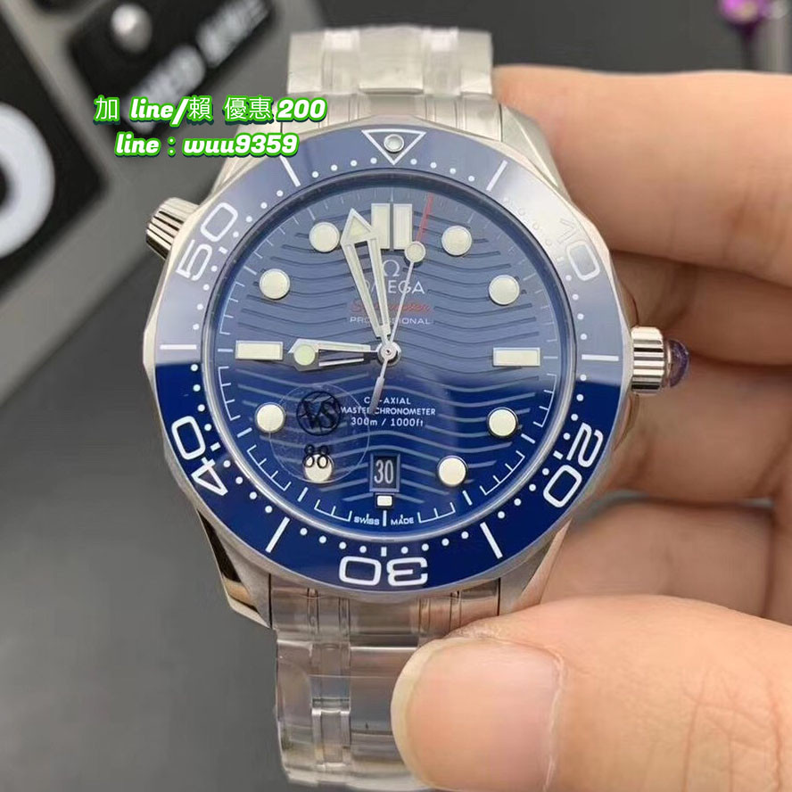 OMEGA歐米茄 經典海馬300米海馬陶瓷圈系列男士機械手錶休閒手錶潛水手錶石英錶男士機