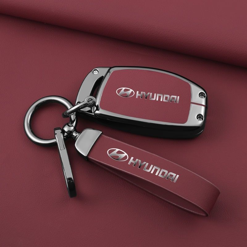 現代鑰匙套 Hyundai Azera KONA Elantra Sonta Tucson l ix35 梓閤金鑰匙皮套