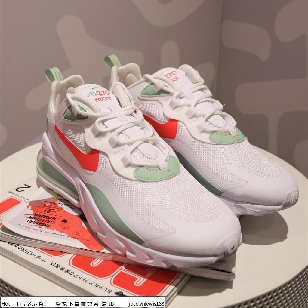 【Hot】 Nike Air Max 270 React CV3025-100 白紅綠
