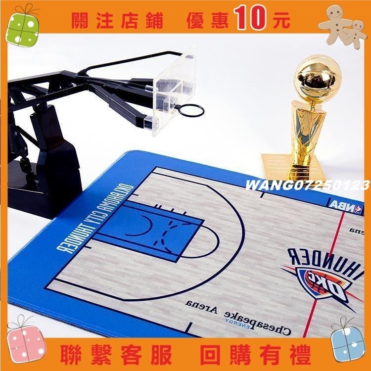 [wang]nba籃球主場裝飾迷你仿真籃球架模型籃球場詹姆斯科比小人偶手辦#123