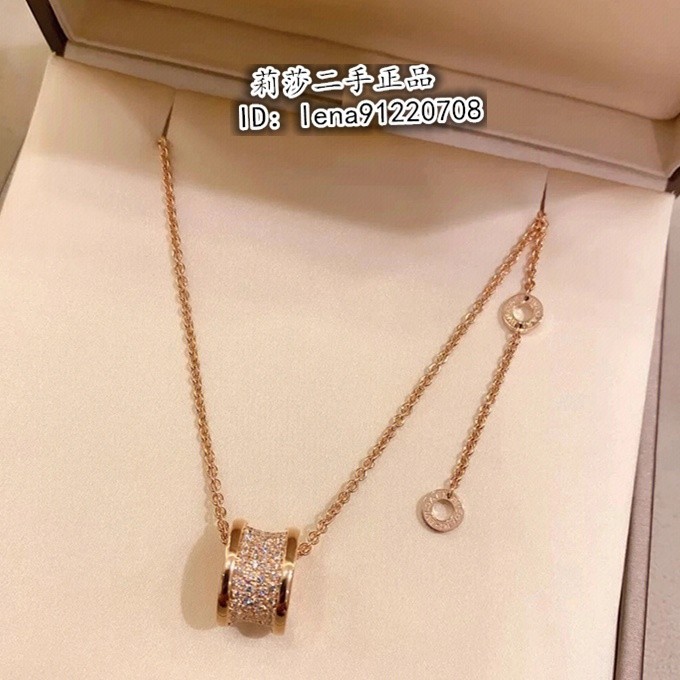 現貨正品 BVLGARI 寶格麗 B.ZERO1系列 三環彈簧項鏈 18K 鎖骨鏈 吊墜 女生首飾