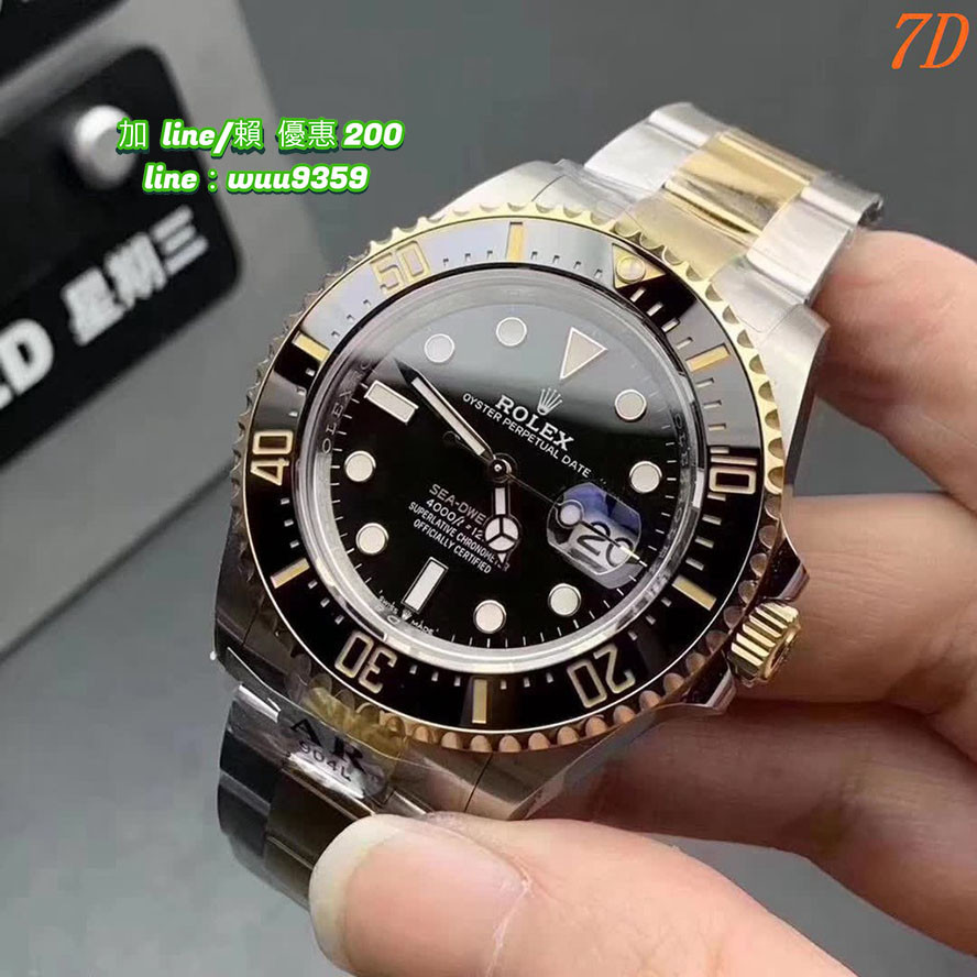 Rolex ／勞力士 時尚男錶精品表機械手錶AR间金鬼王 904钢手錶 大廠製作