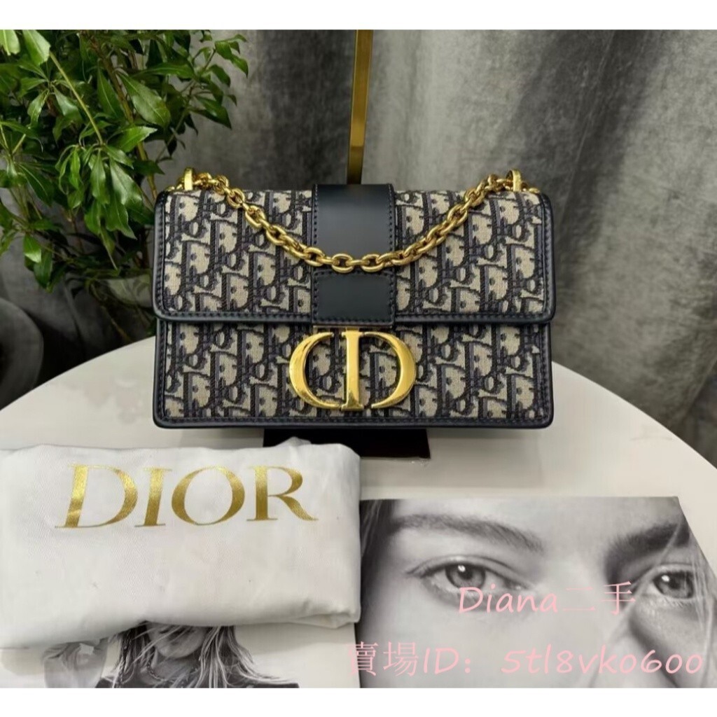 現貨二手 DIOR 迪奧 30 MONTAIGNE 手袋 蒙田包 肩背包 斜挎包 M9203UTZQ_M928