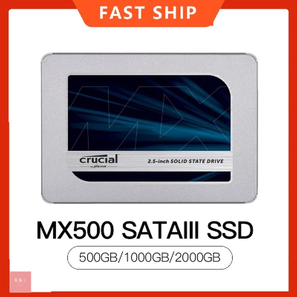 ✷2t CRUCIAL MX500 500GB 1TB 2TB SATA SSD 2.5 英寸內部♥