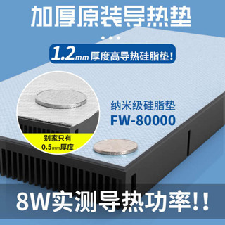 GPU ❥顯示卡背板散熱器RTX309q0背面散熱風扇視訊記憶體降溫3080 307