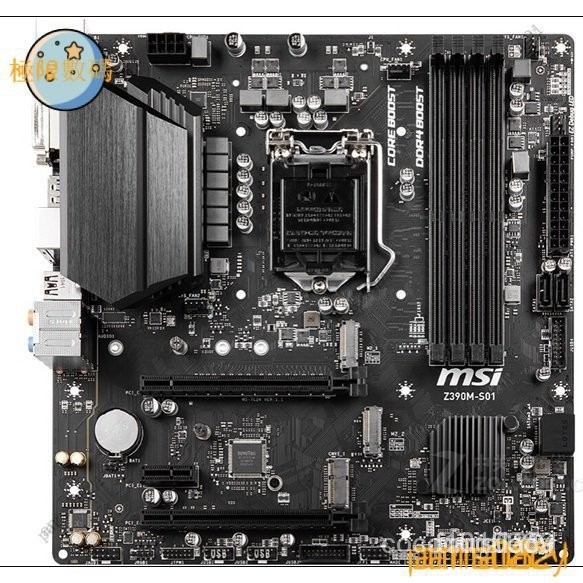 【下殺價】MSI/微星 Z390M-S01主闆1151支持i39100fi58600i787009900kcpu BJN