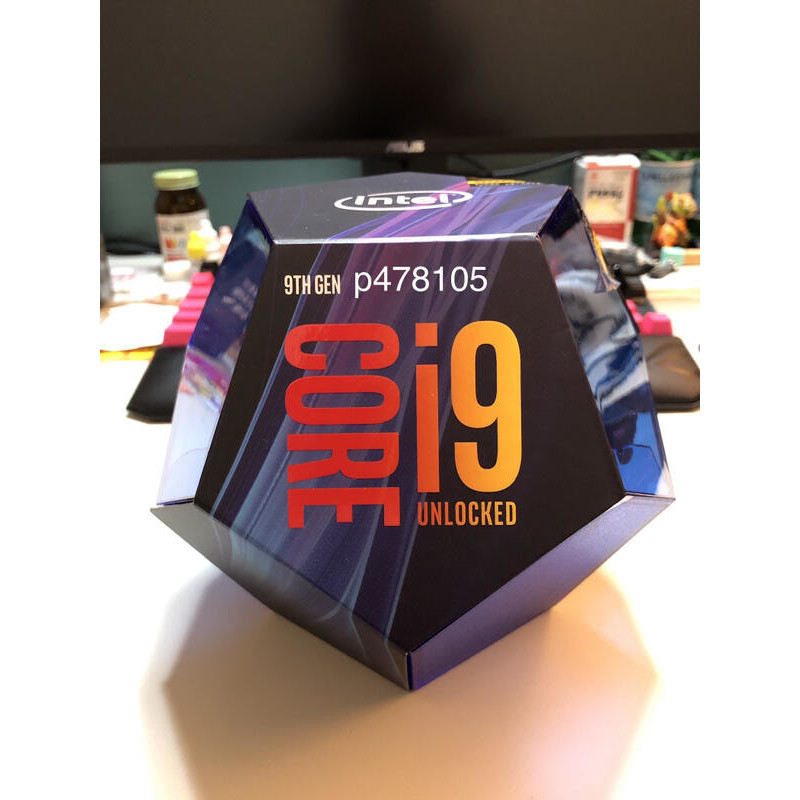 i9-9900k 可收藏 精美水晶彩盒 外盒 僅有外盒不含CPU