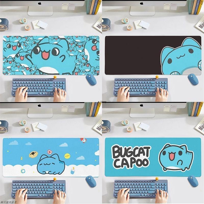 【精選】可愛貓貓蟲 咖波 貓貓蟲咖波 桌墊 遊戲滑鼠墊 滑鼠墊 卡通超大書桌墊鍵盤