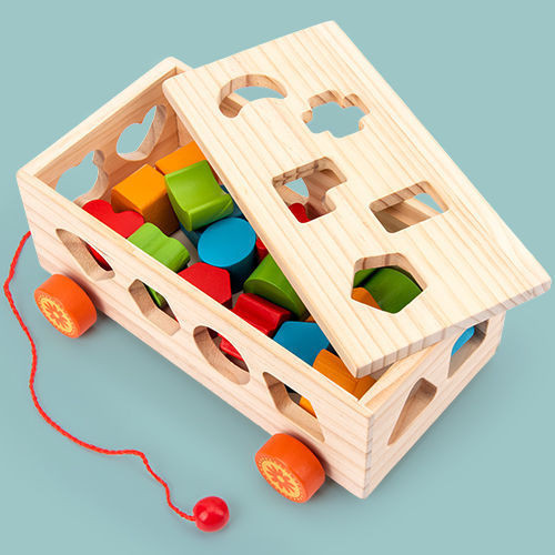 【台灣-出貨】兒童玩具 腦力開發寶寶早教形狀配對嬰幼兒童益智力盒數字積木玩具1-2-3周歲4男女孩