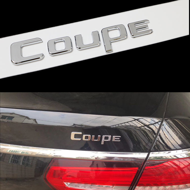 Benz 賓士Coupe車標 Benz 賓士C E GLC GLE酷派Coupe尾標Coupe字標車標后標a車品