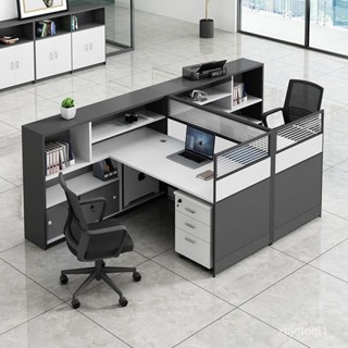 JO6F 可開發票 職員辦公桌 現代簡約辦公室辦公桌椅員工辦公桌簡約職員組閤工位現代屏風卡座