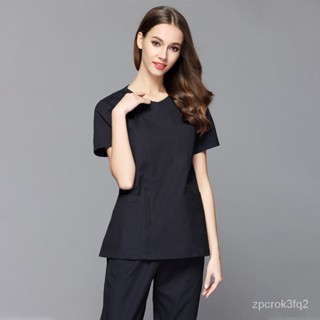 醫生服 醫院工作服 洗手衣 彈力 診所醫院製服 護理師服 速乾 護士服 工作服 美容服 韓版 醫師袍 上班套裝 手術衣