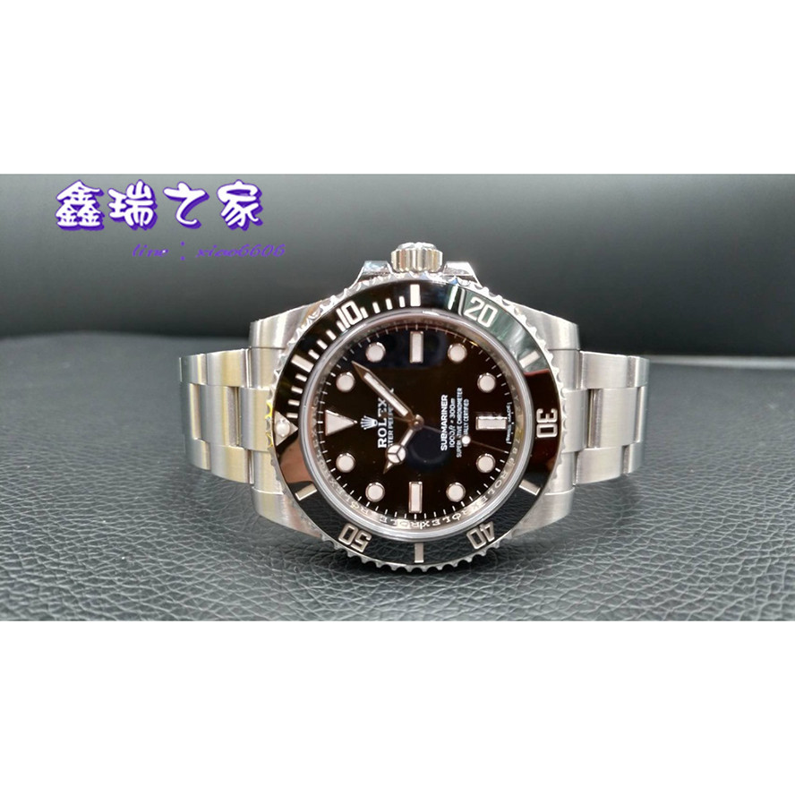 ROLEX 勞力士 114060無日曆黑水鬼40m 防水300m 全新珍藏.未使用過 盒單齊全.新式綠卡.只生產短短兩個