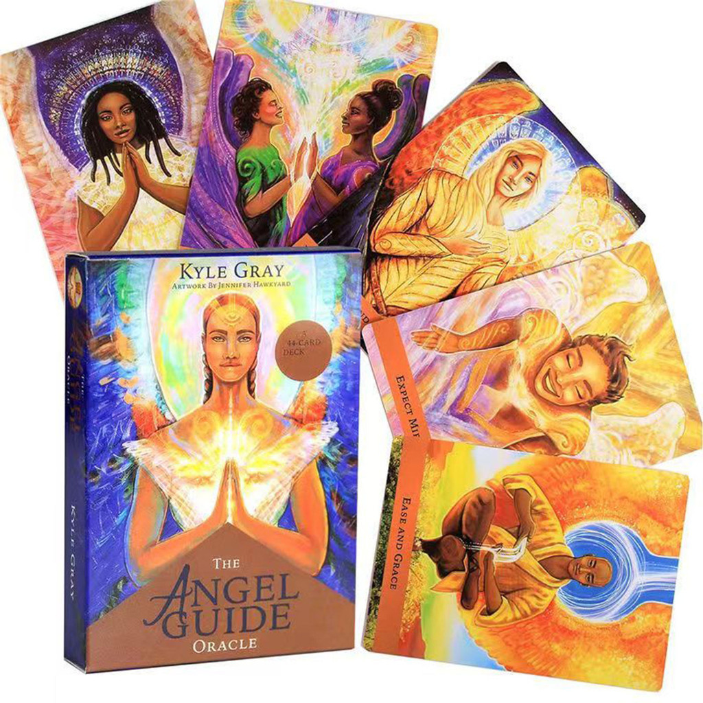 趣味桌遊 卡牌 塔羅牌 天使指引神諭卡塔羅 The Angel Guide Oracle 正版桌遊卡牌桌面卡牌 遊戲道具