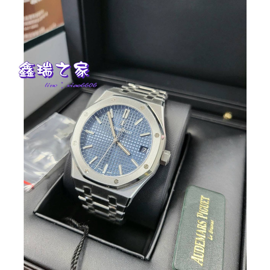 愛彼 AP錶 Royal Oak 皇家橡樹 15500ST 藍面 20年 41MM 15400 26331