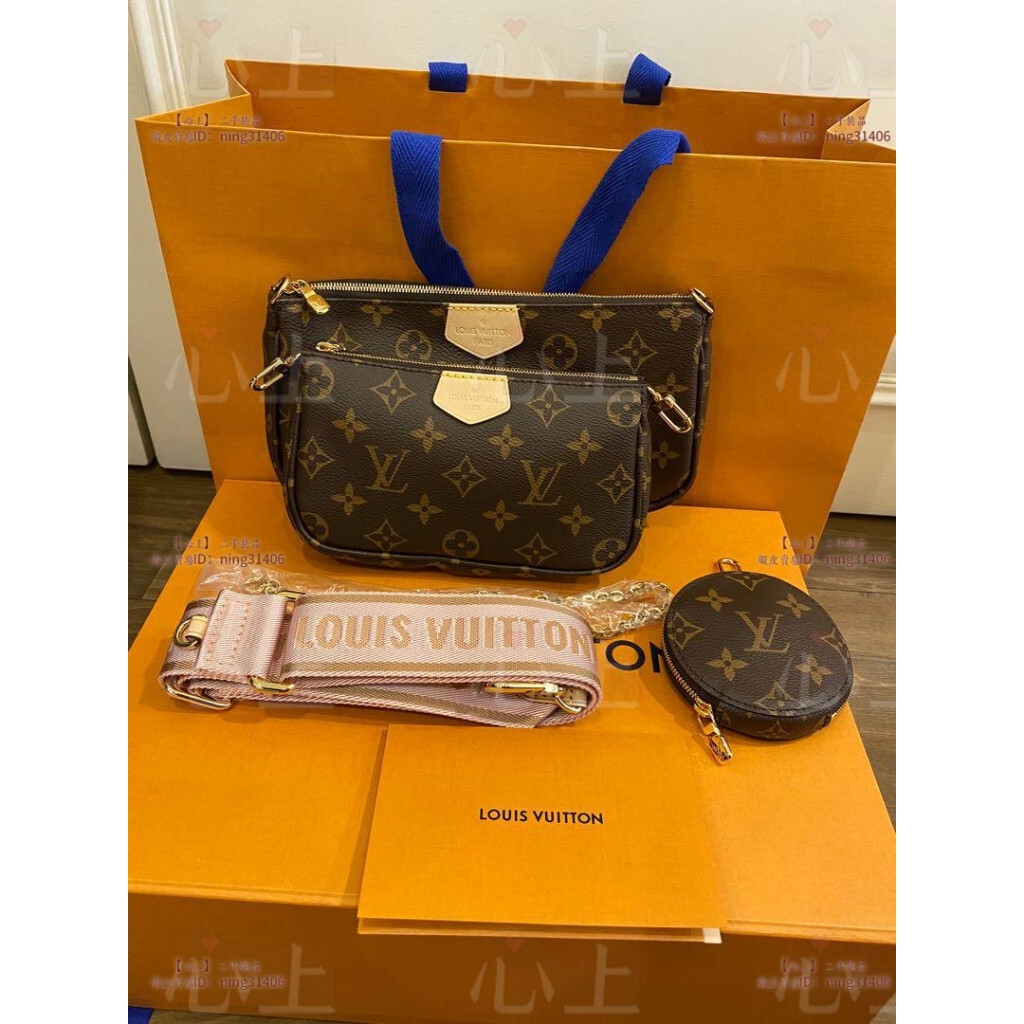 二手 LV 路易威登 Favorite Monogram 老花斜背包側背包 M44813 M44840 五合一