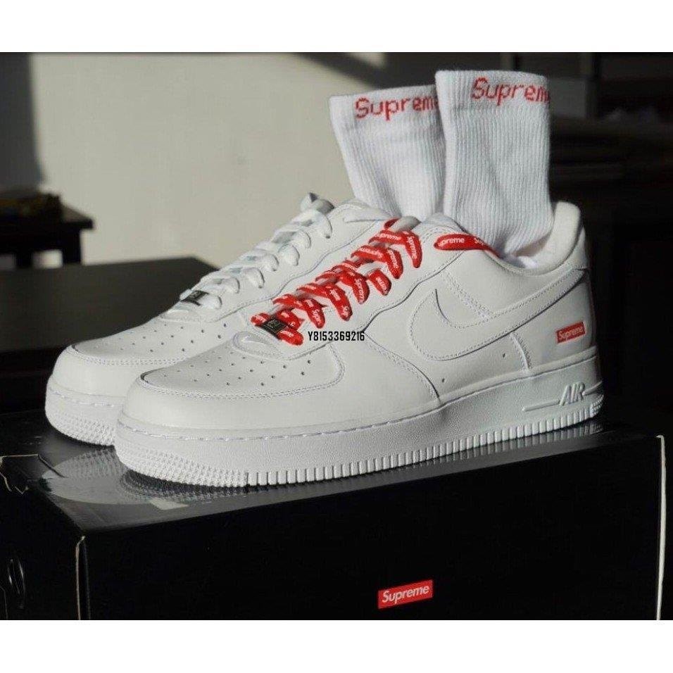 現貨 Nike Air Force 1 Low Supreme White 白 CU9225-100 潮鞋