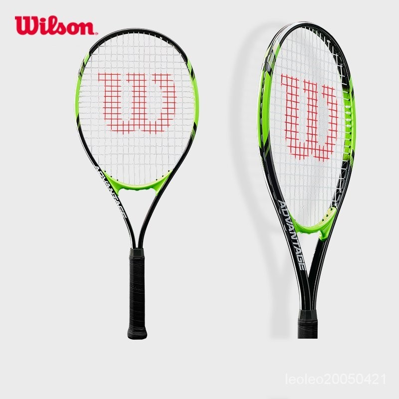 【暢銷網球拍】Wilson威爾勝初學者網球拍減震輕量大拍麵大學生單人拍男女Advantage XL WRT3014002