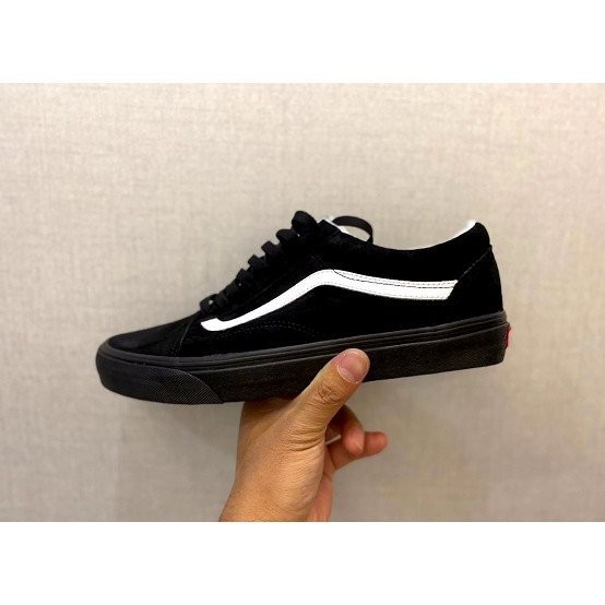 VANS Old Skool 防潑水 黑色 黑白 全黑 麂皮 板 經典款 3D結構 防水科技 VN0A4U3B18