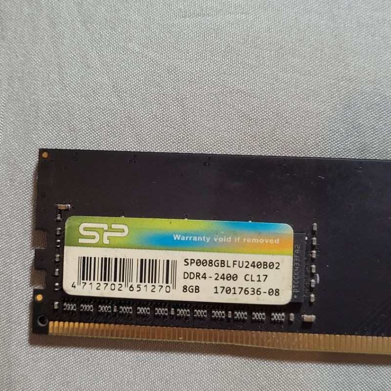 廣穎 SP DDR4 2400  8G 桌機記憶體 （單面）