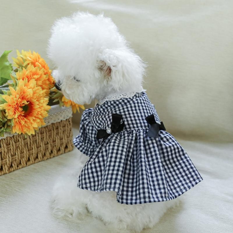 【寵物服裝】 狗狗衣服 春夏薄款公主風連衣 裙比熊博美泰迪約克夏馬爾濟斯貓服飾