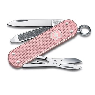 【Victorinox 瑞士維氏】瑞士刀 CLASSIC SD ALOX 5用刀 58mm-鋁合金乾躁粉(0.6221.252G) 墊腳石購物網