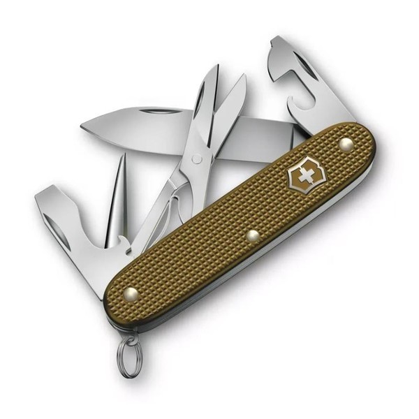 【Victorinox 瑞士維氏】瑞士刀 PIONEER X ALOX 2024 年限量版中型袋裝刀 (0.8231.L24) 墊腳石購物網