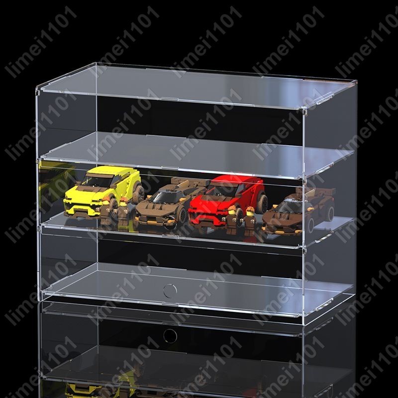 下殺樂高speed系列賽車透明亞克力展示盒車庫積木汽車模型防塵收納盒limei1101😊