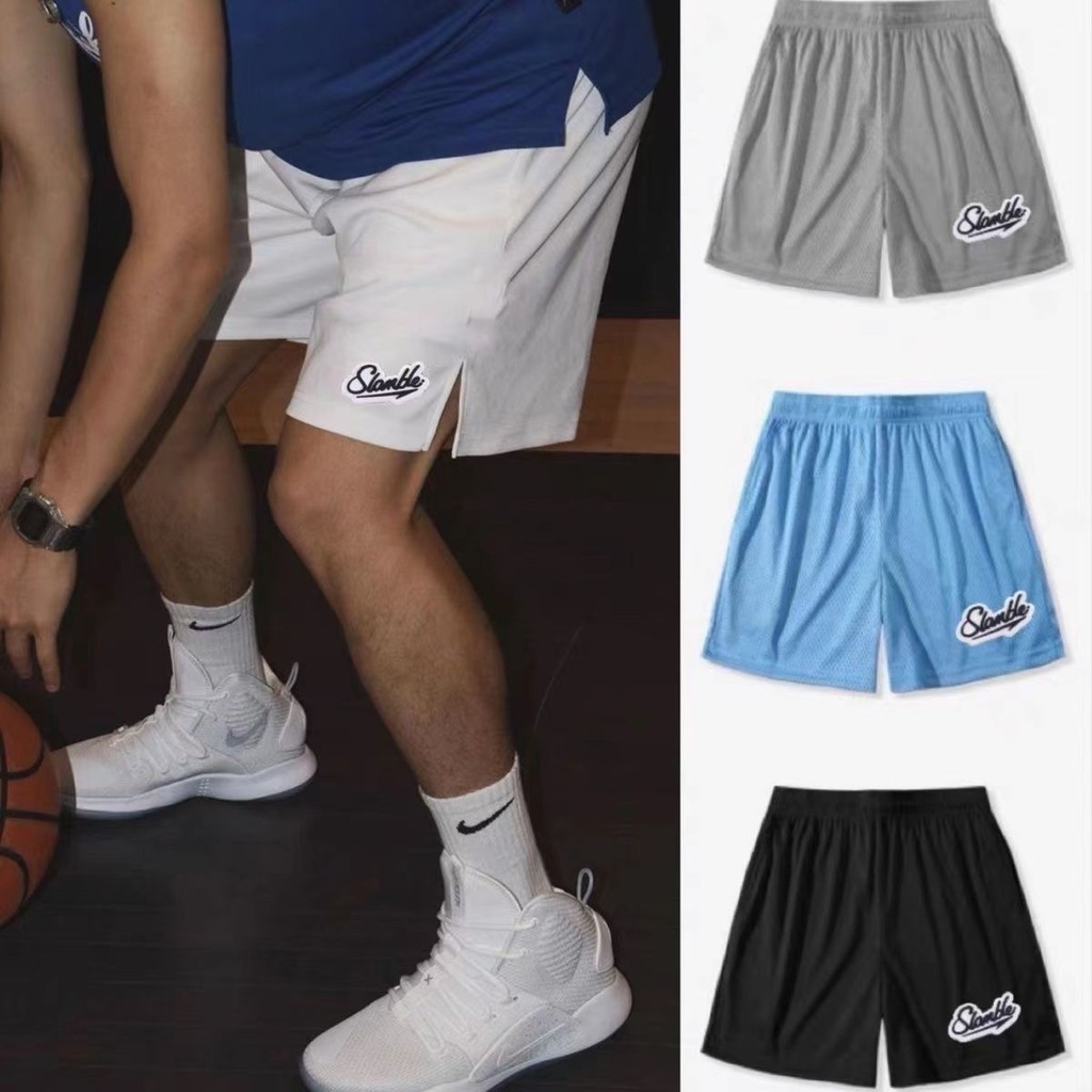 【KK】美式 運動短褲 男 夏季 不過膝 籃球 三分褲 速干透氣 健身訓練褲 籃球服