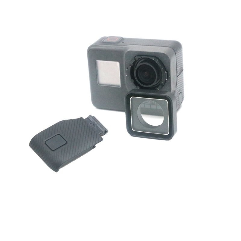 臺灣現貨 適用於GoPro Hero5 6 7Black相機保護套 UV鏡保護套 鏡頭更換件數據側蓋 HDMI蓋