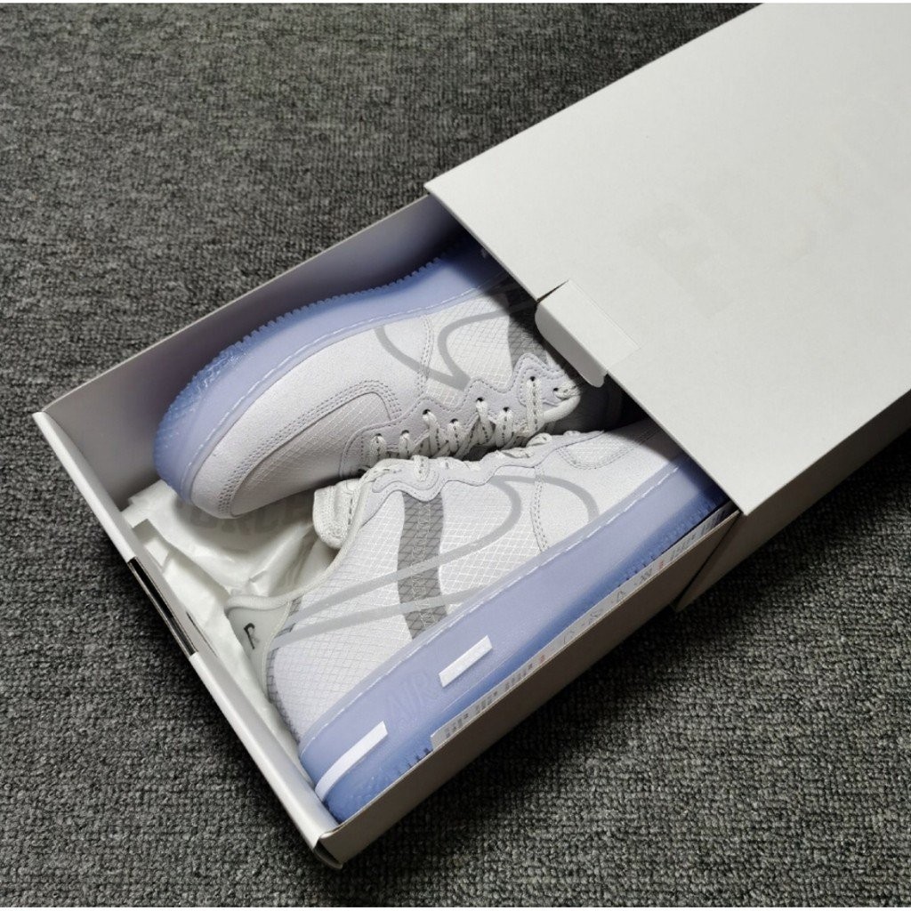Nike Air Force 1 React QS 骨白 空軍一號 冰藍 板鞋 休閒鞋 CQ8879-100