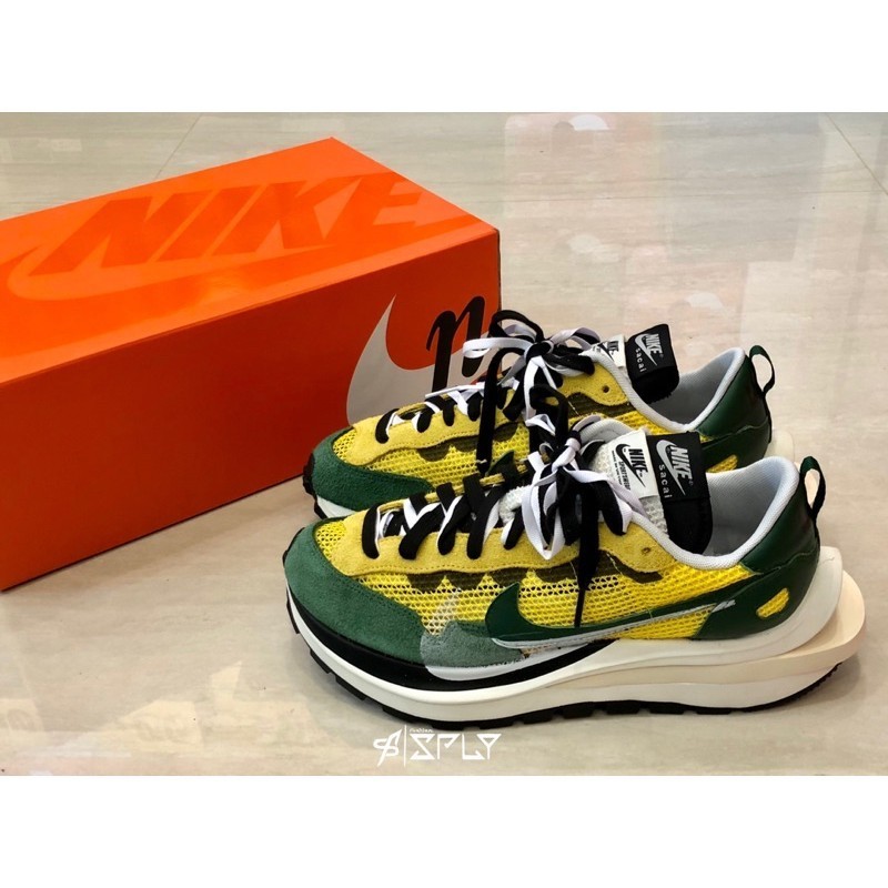【代購】Sacai x Nike Vaporwaffle 黃綠 CV1363-700
