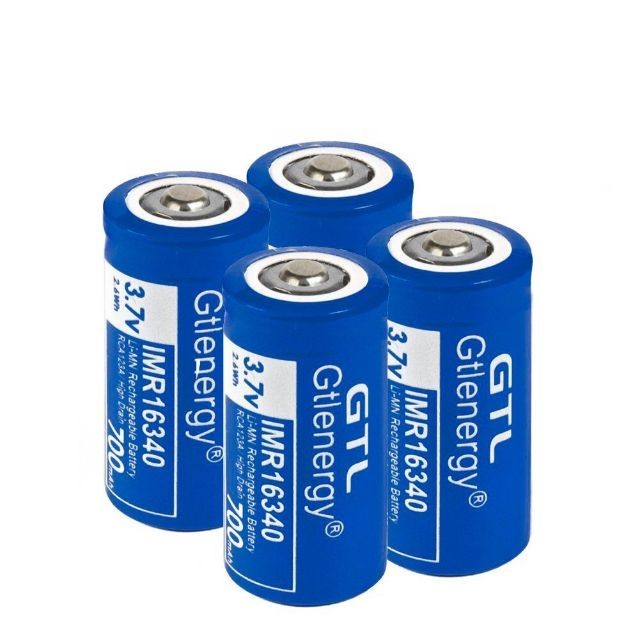 相機電池 廠家供應16340 電池 3.7V高容量強光手電筒可充電 電池