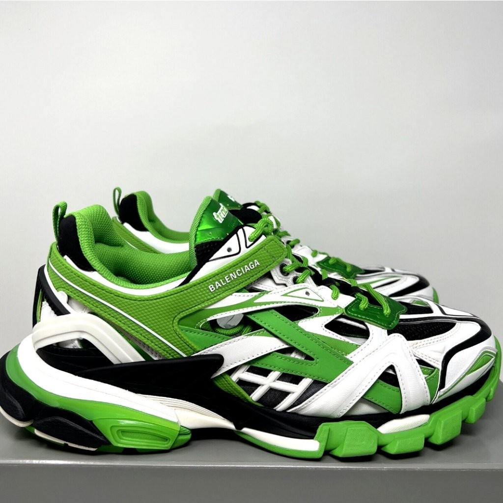 二手精品 巴黎世家 Balenciaga Track.2 Caged 綠色 二代 運動鞋 老爹鞋 慢跑鞋 568614