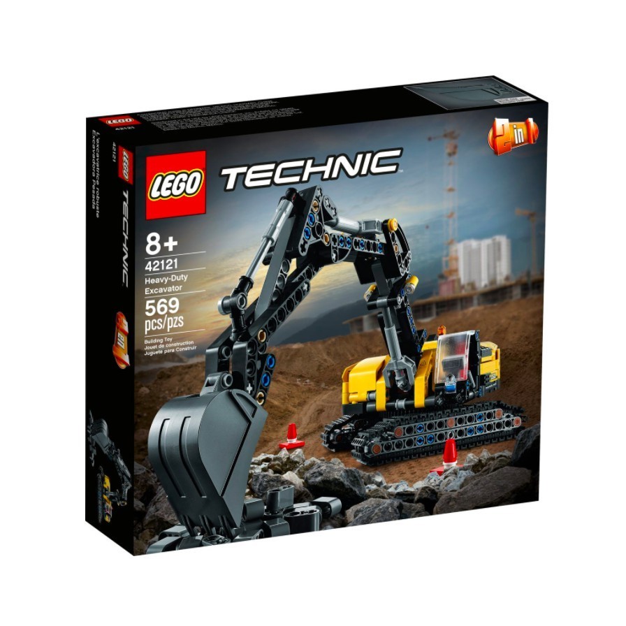 『現貨』LEGO 42121	Tech-重型挖土機     盒組  【蛋樂寶樂高館】